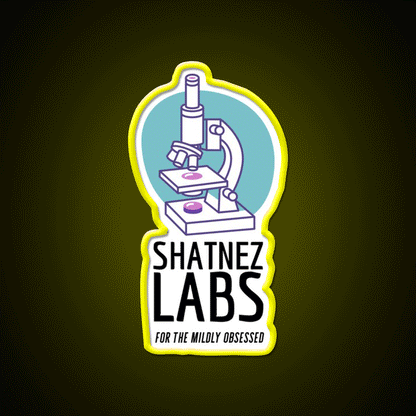Shatnez Labs Jewish Religious Humor Man Cave Bar Led Neon Sign Rgb Color