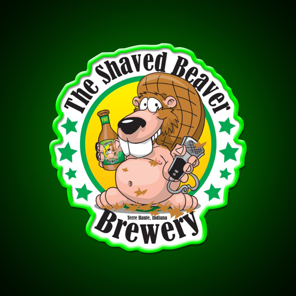Shaved Beaver Brewery Beer Bar Decor Led Neon Sign Rgb Color - LED neon sign view 8