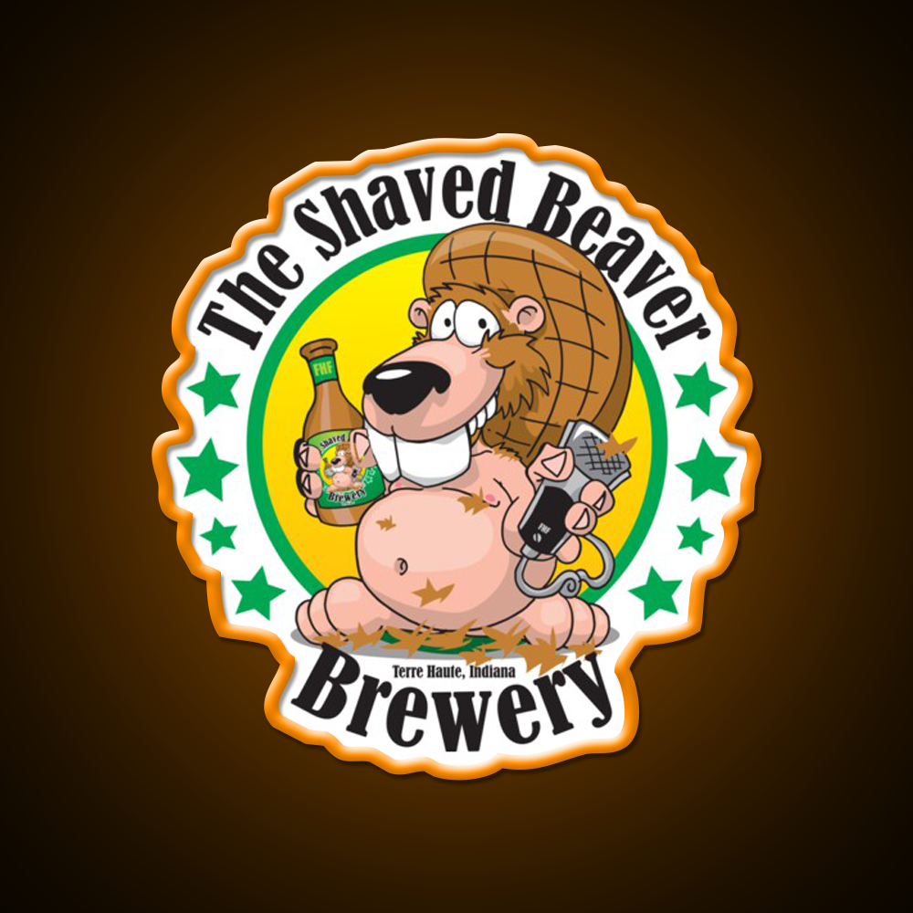 Shaved Beaver Brewery Beer Bar Decor Led Neon Sign Rgb Color - LED neon sign view 6