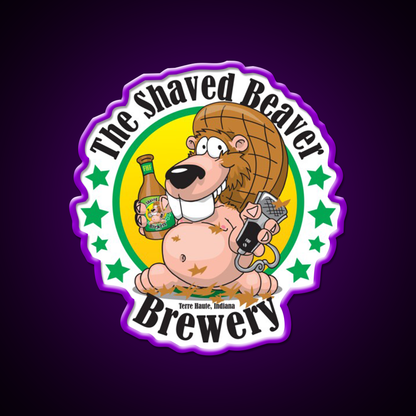 Shaved Beaver Brewery Beer Bar Decor Led Neon Sign Rgb Color - LED neon sign view 9