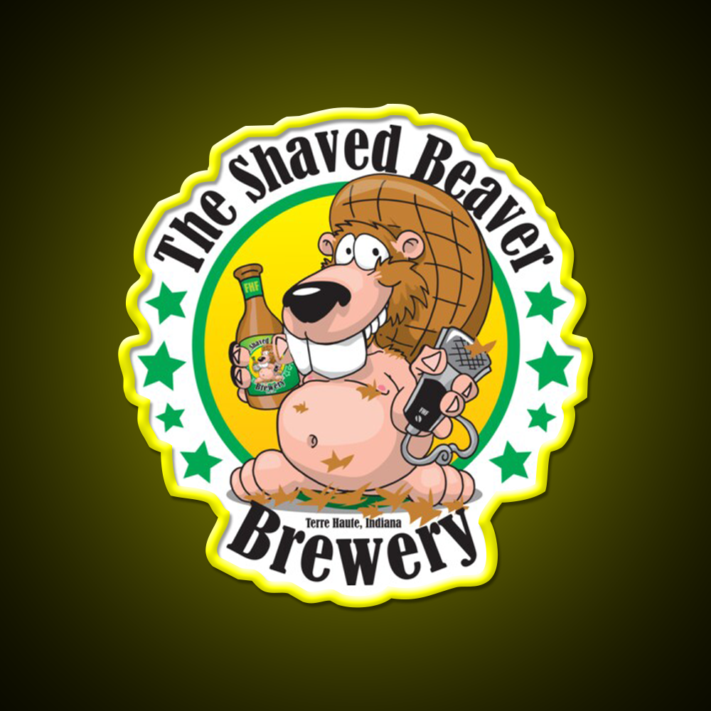 Shaved Beaver Brewery Beer Bar Decor Led Neon Sign Rgb Color - LED neon sign view 7