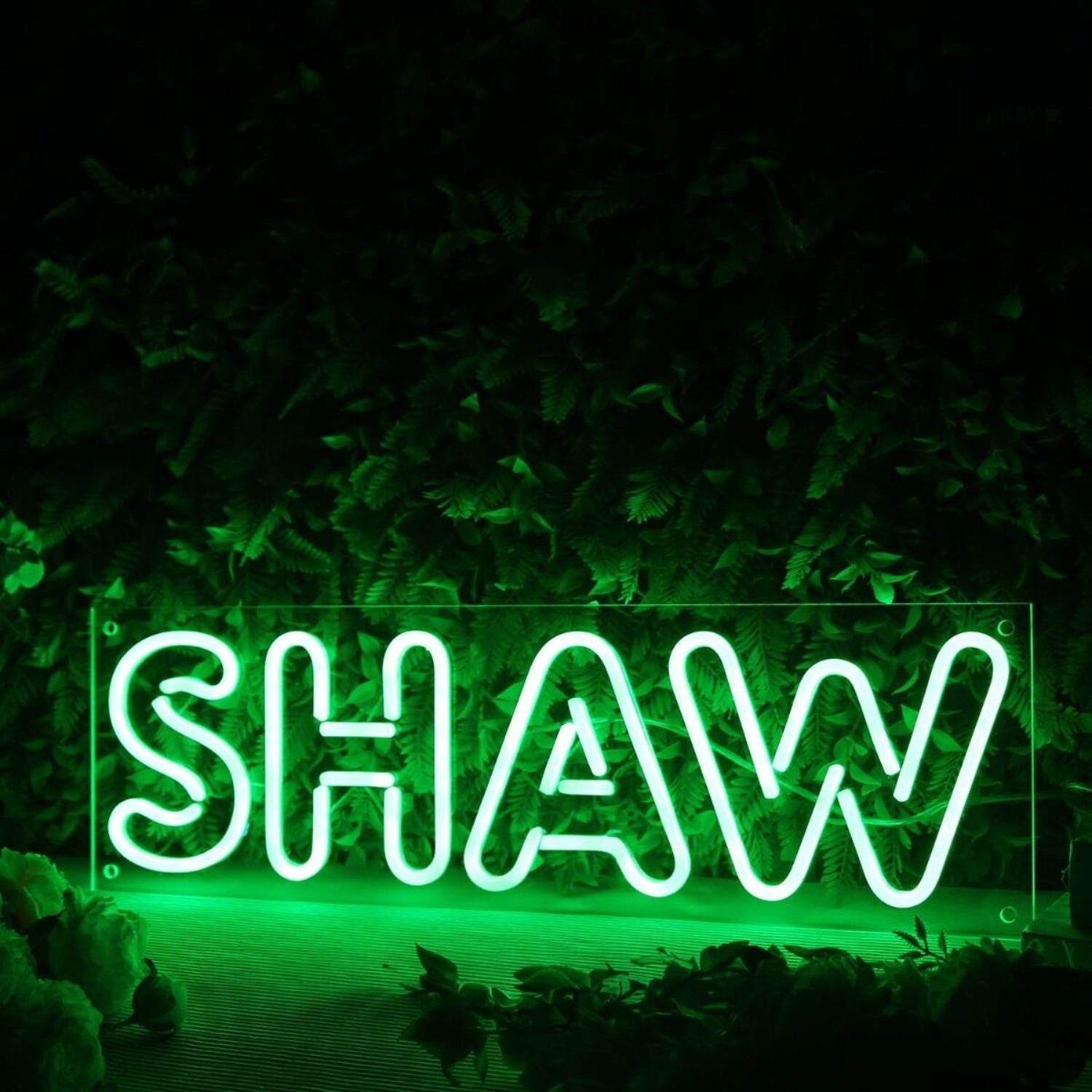 Shaw Green Led Neon Sign - Shineneon