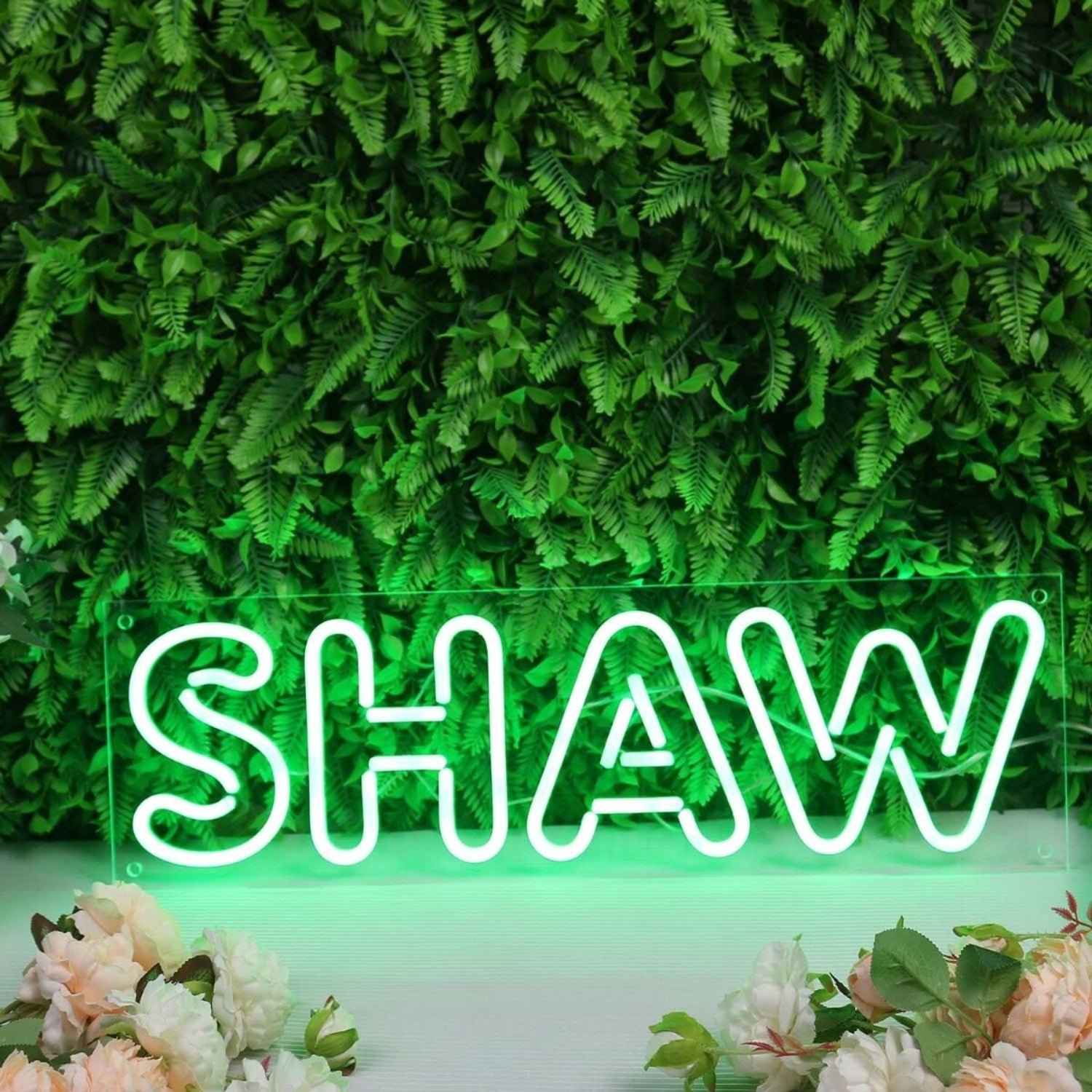 Shaw Green Led Neon Sign - Shineneon