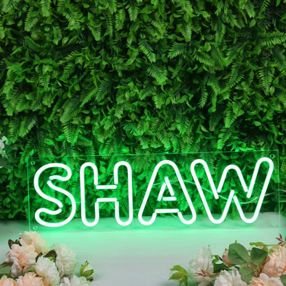 Shaw Green Led Neon Sign - Shineneon