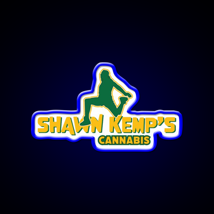 Shawn Kemps Hemp Inspired Green Leaf Led Neon Sign Rgb Color - LED neon sign view 5