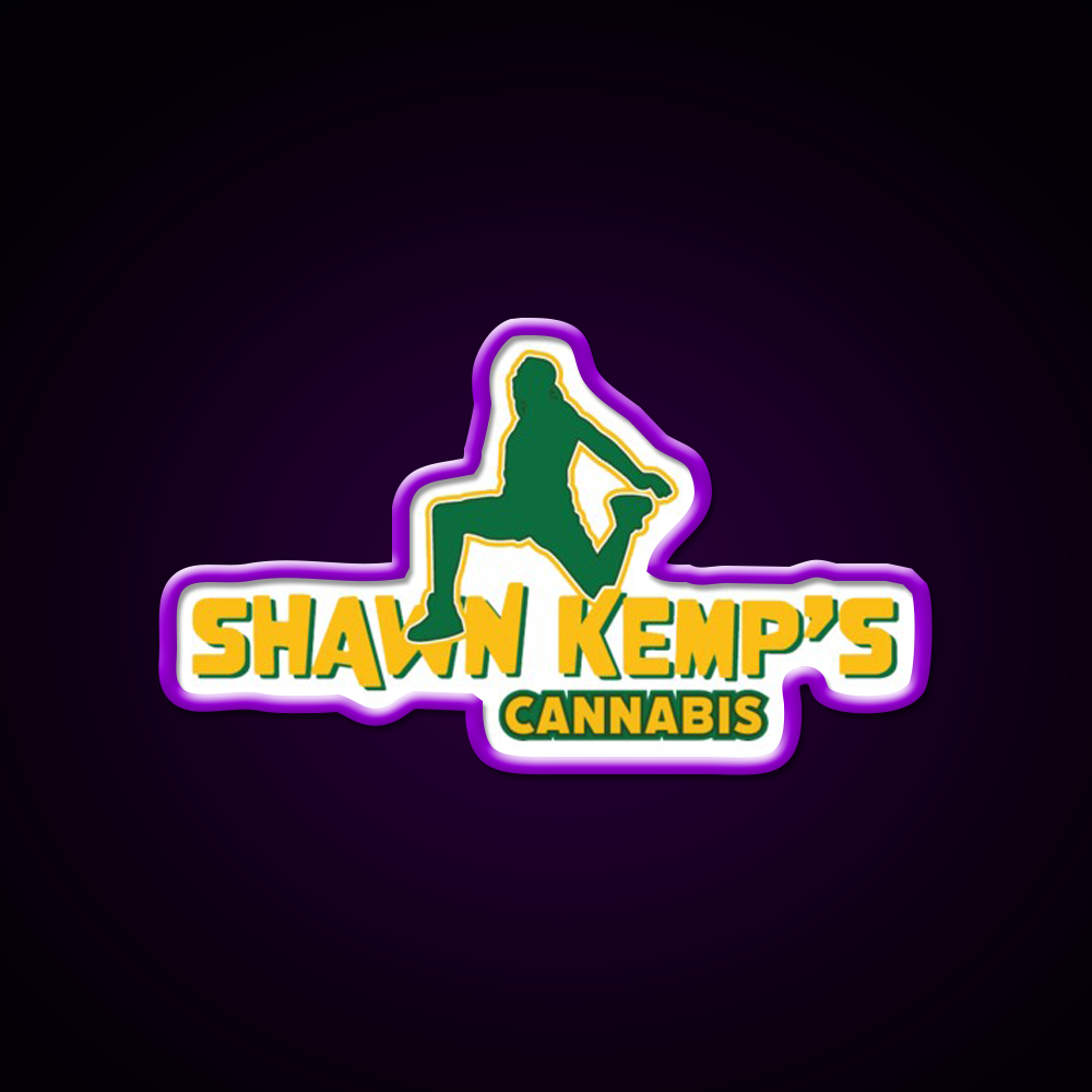 Shawn Kemps Hemp Inspired Green Leaf Led Neon Sign Rgb Color - LED neon sign view 9