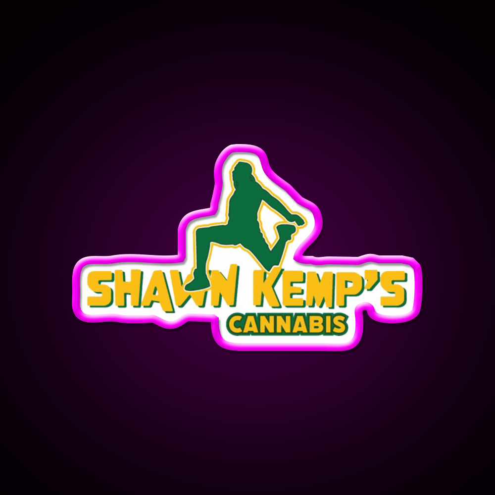 Shawn Kemps Hemp Inspired Green Leaf Led Neon Sign Rgb Color - Shineneon