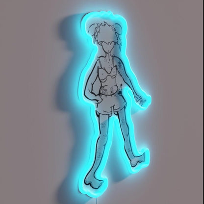 She Doesn T Care Rgb Led Neon Sign - Shineneon
