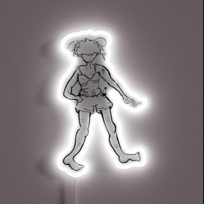 She Doesn T Care Rgb Led Neon Sign - Shineneon