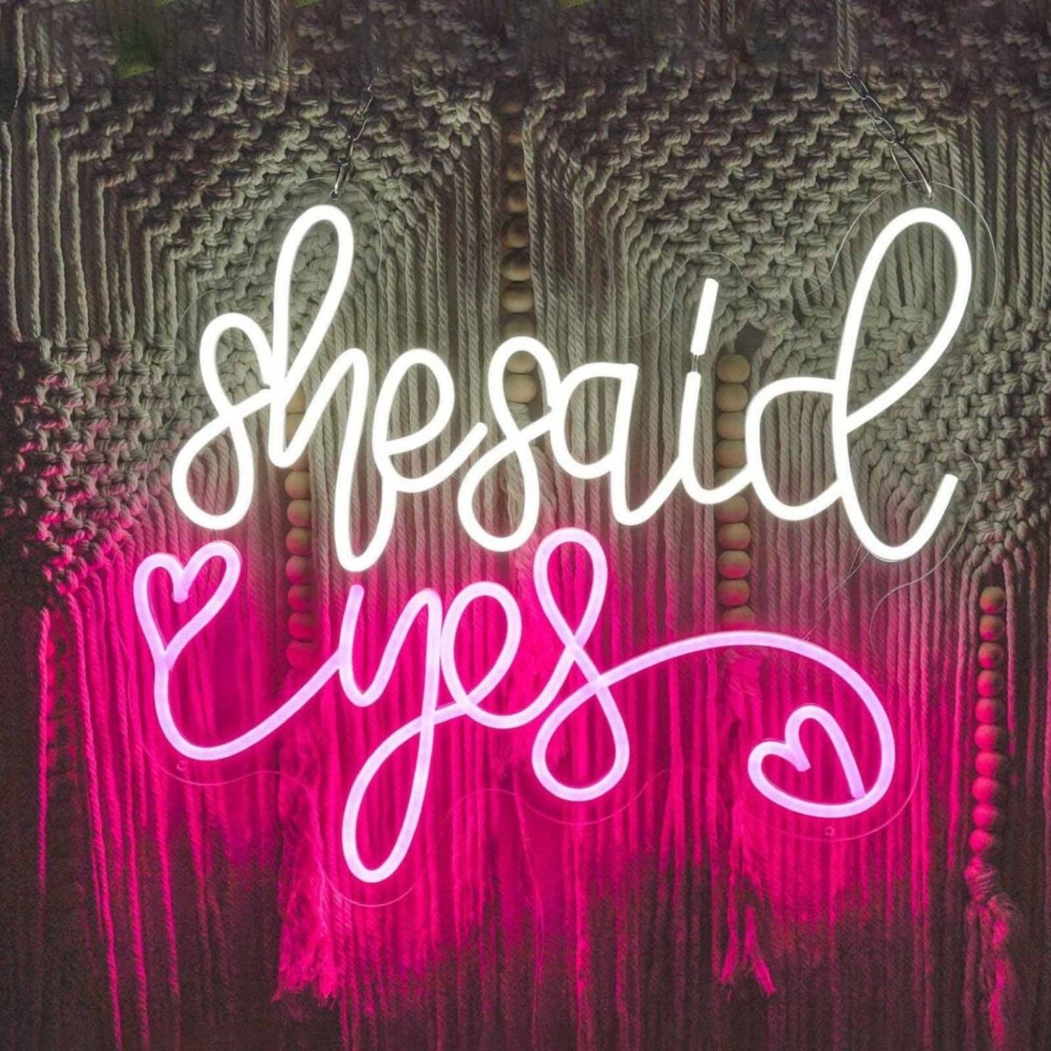 She Said Yes Led Neon Sign For Wall Decor | Shineneon