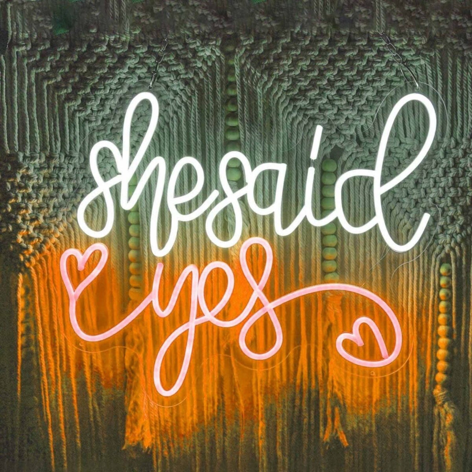 She Said Yes Led Neon Sign For Wall Decor | Shineneon
