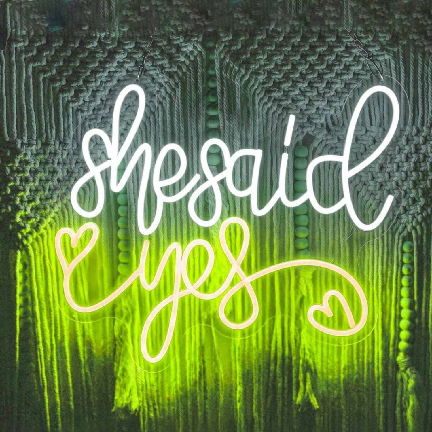 She Said Yes Led Neon Sign For Wall Decor | Shineneon