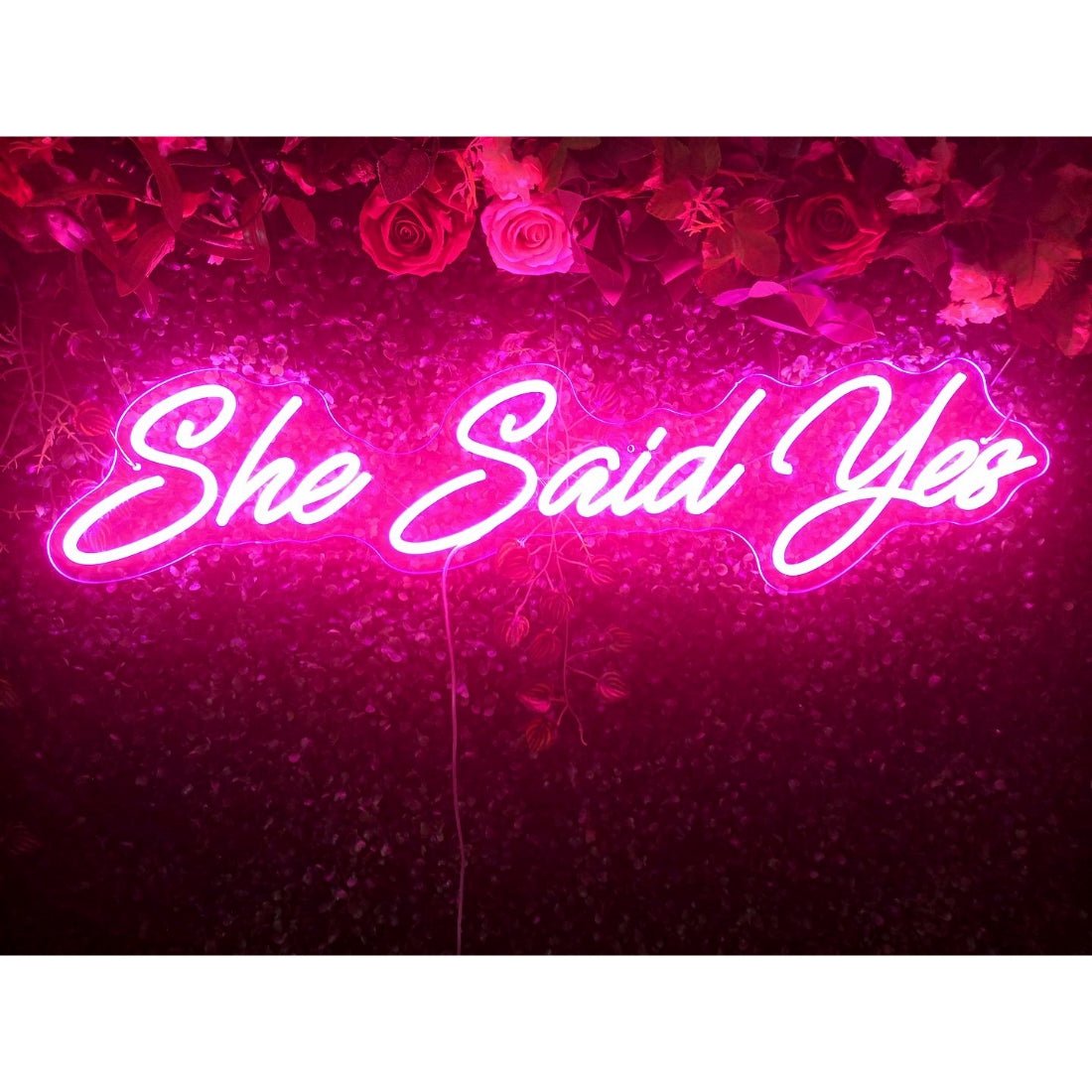 She Said Yes Led Sign Business Neon Signs - Shineneon