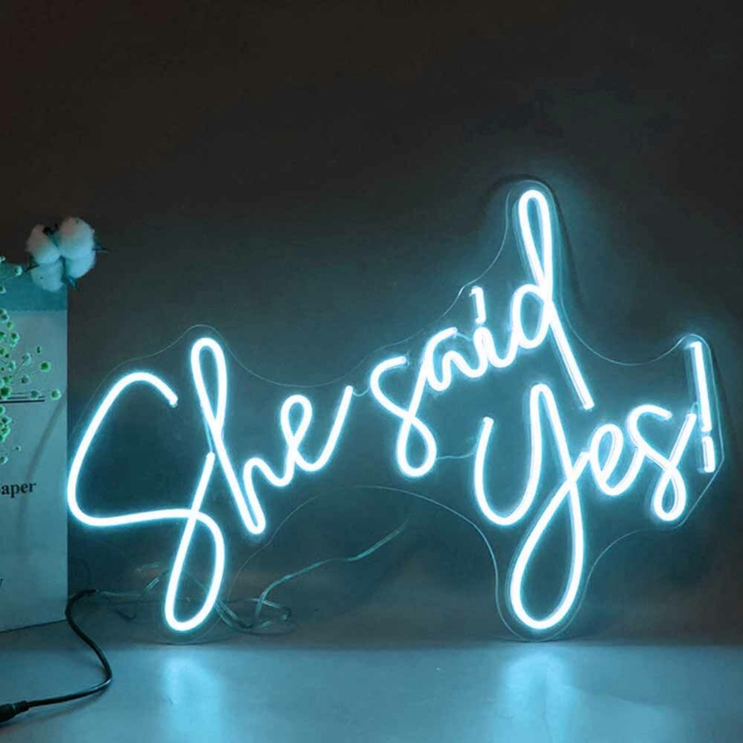 She Said Yes Proposal Neon Sign | Shineneon