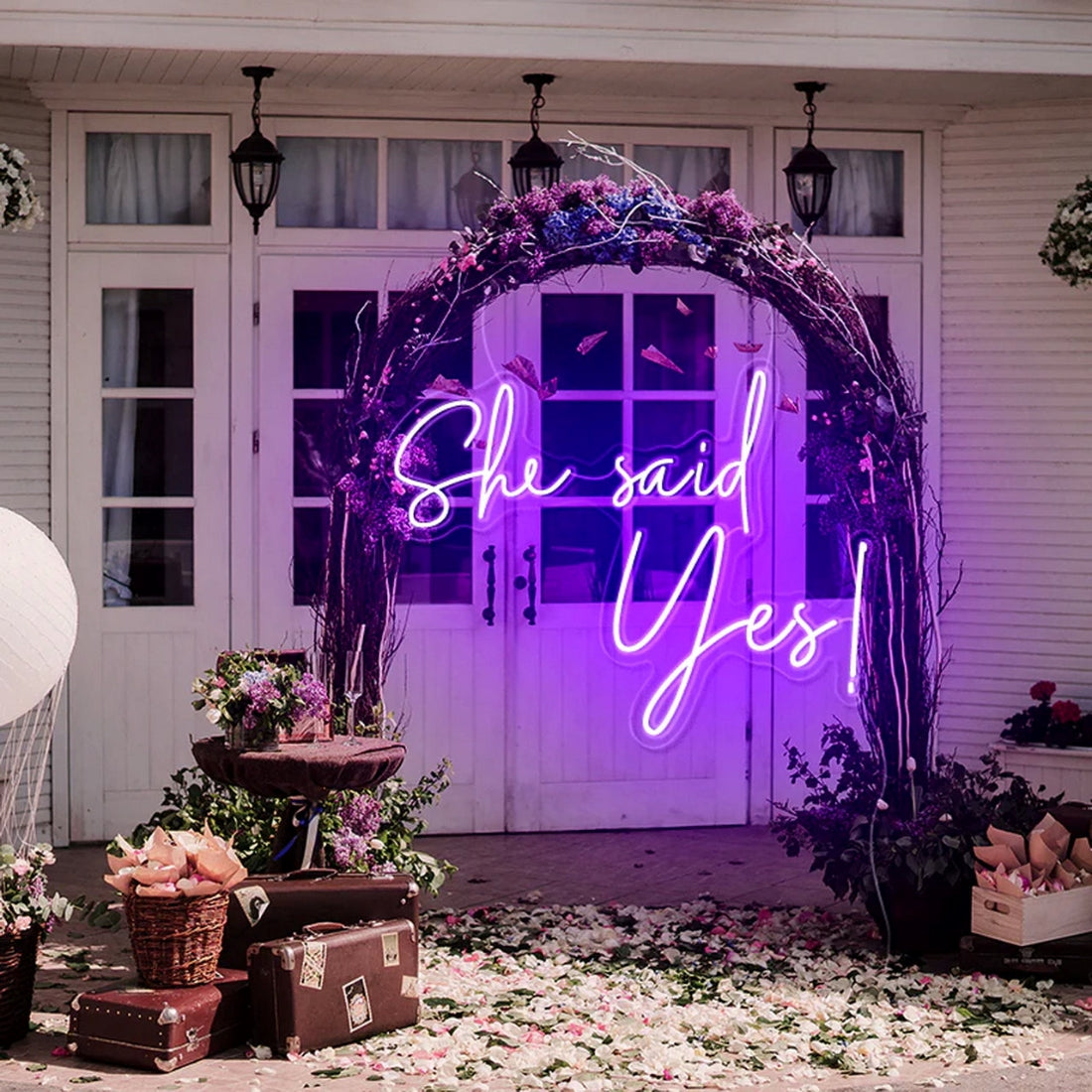 She Said Yes Wedding Led Sign Business Neon Sign