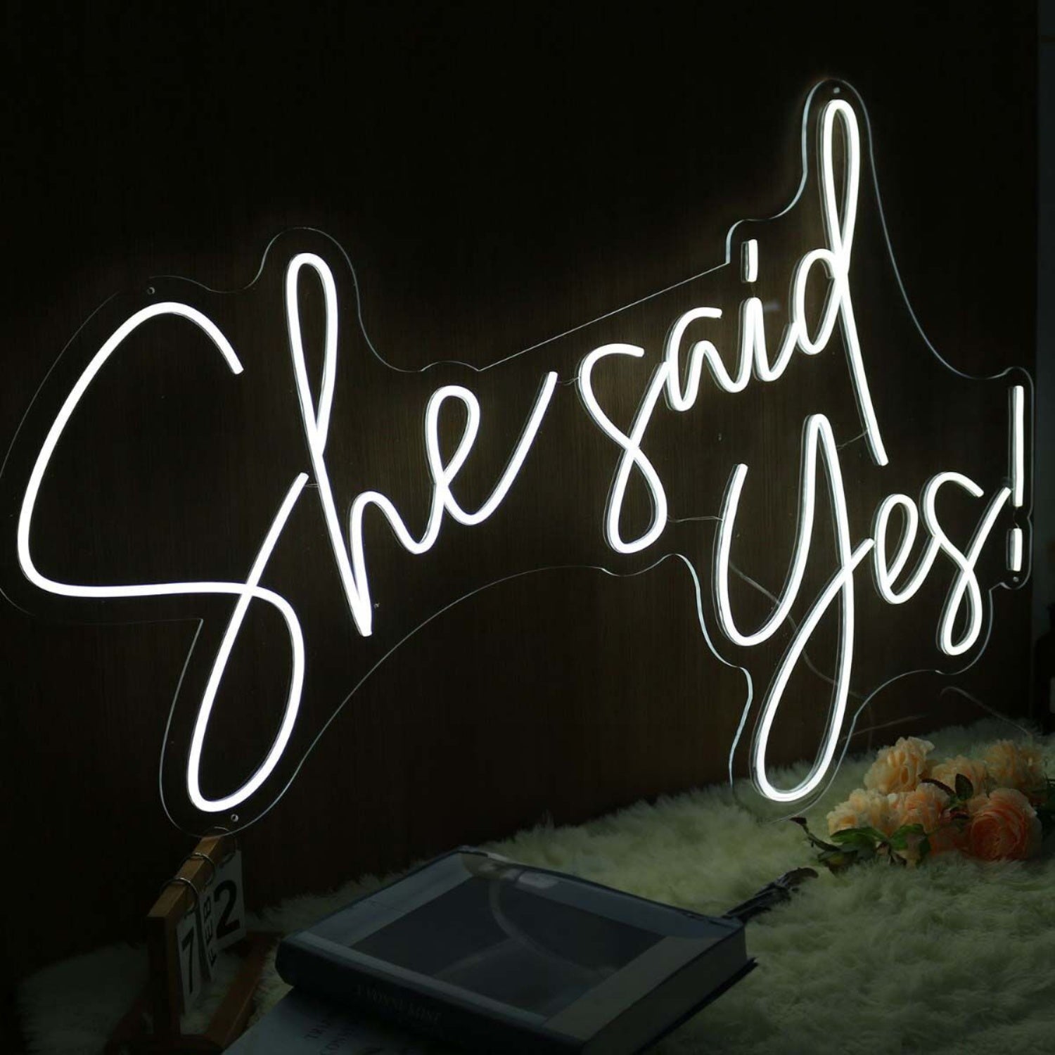 She Said Yes White Neon Sign | Shineneon