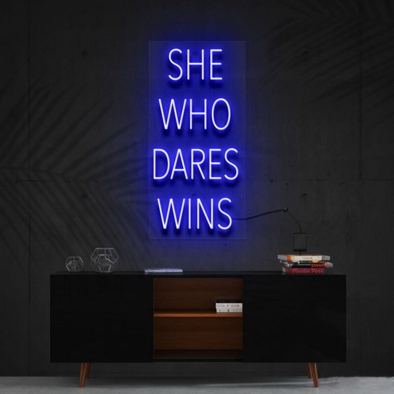 She Who Dares Wins Led Neon Sign Finspirational Spaces - Shineneon