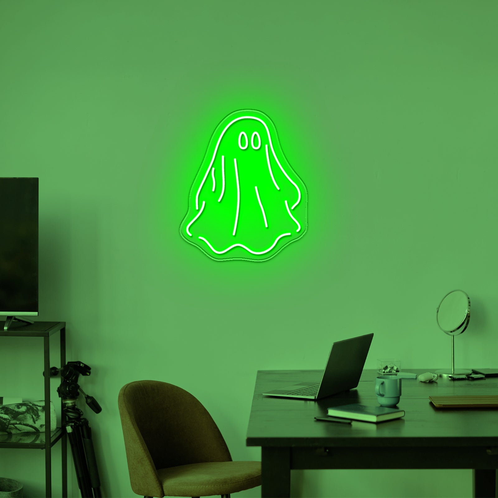 Sheet Ghost Funny Neon Signs Wall Decor On Sale