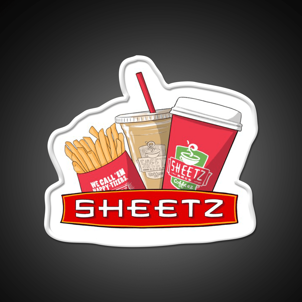 Sheetz Fast Food Led Neon Sign For Burger Place Rgb Color - Shineneon