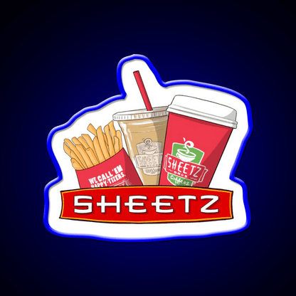 Sheetz Fast Food Led Neon Sign For Burger Place Rgb Color - Shineneon