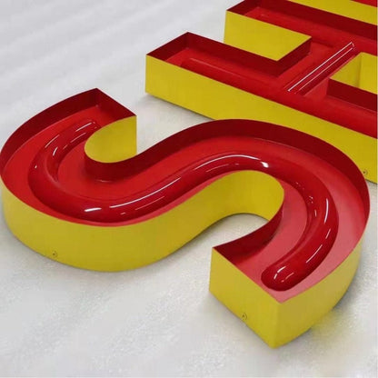 Shell 3D Frontlit And Backlit Channel Letter Led Light Sign - Shineneon