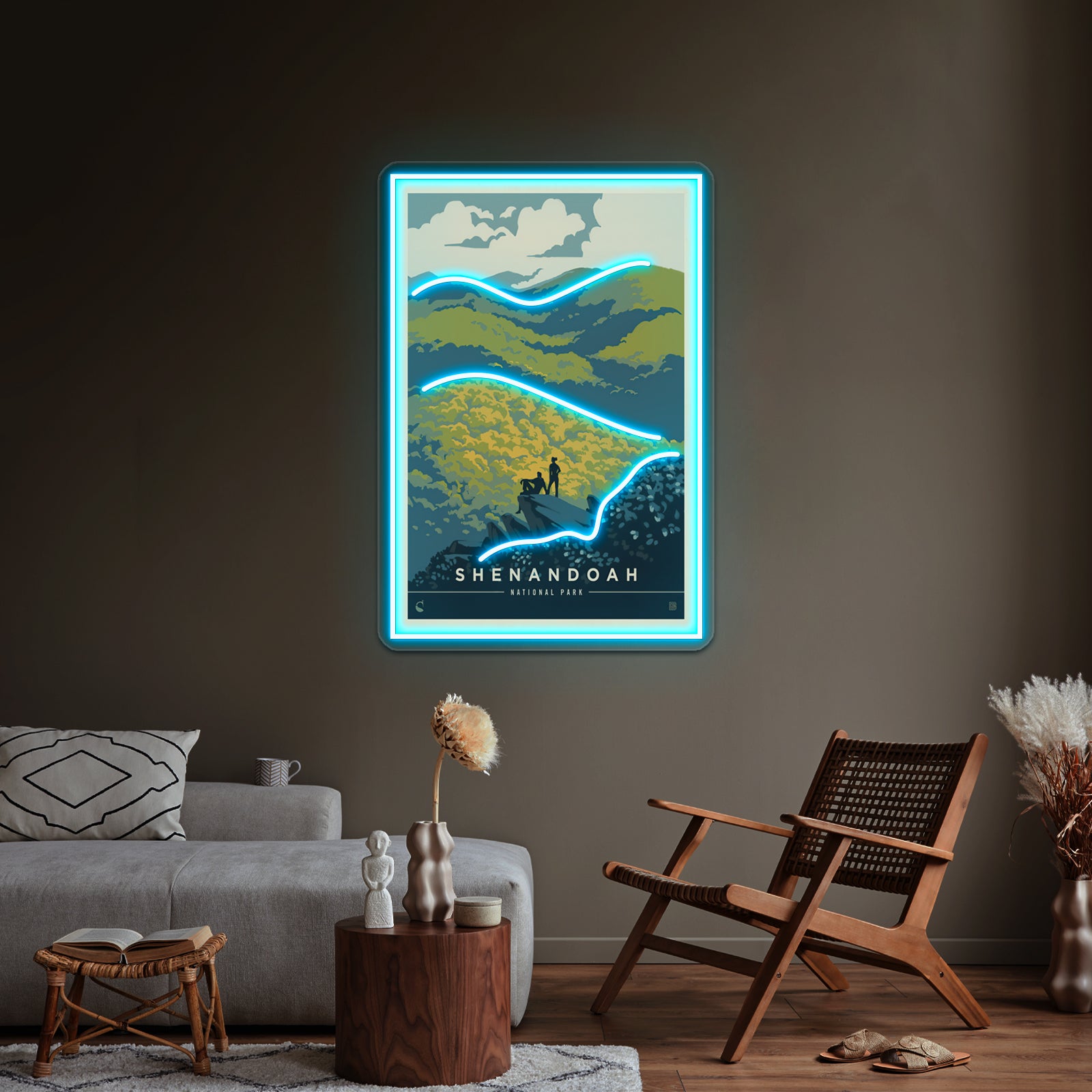 Shenandoah National Park Blue Ridge Travel Home Wall Decor Artwork Neon Signs | Shineneon