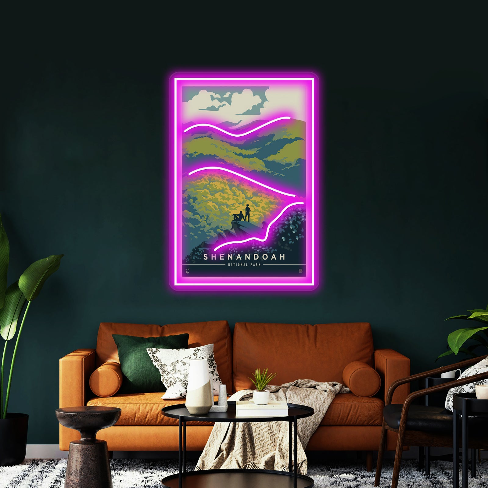 Shenandoah National Park Blue Ridge Travel Home Wall Decor Artwork Neon Signs | Shineneon