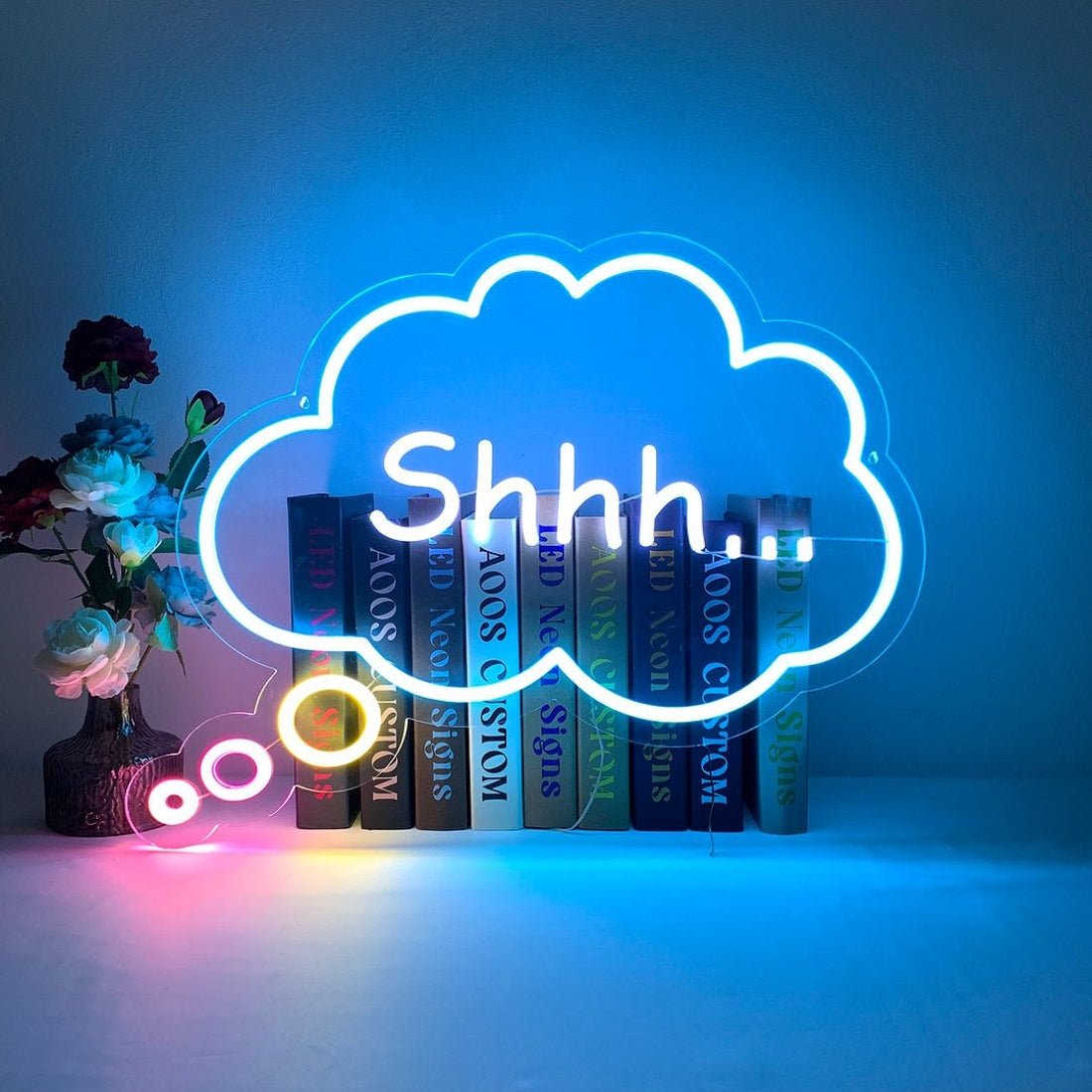 Shhh Keep Quiet And People Sleeping Led Sign Business Neon Sign - Shineneon