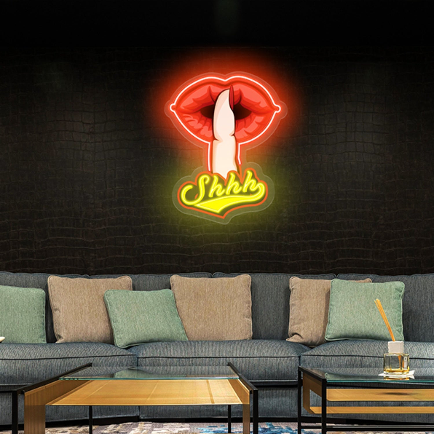 Shhh Neon Sign Wall Art Decor | Shineneon