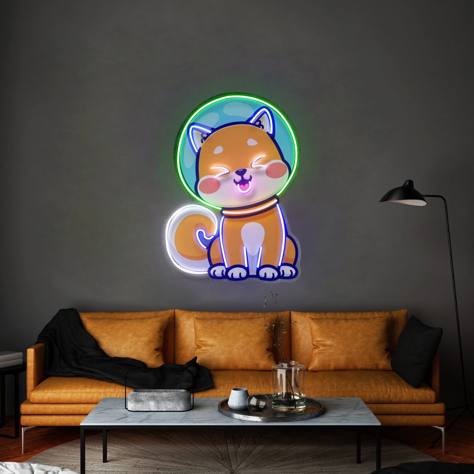 Shiba Asstonaut Led Neon Sign Light Custom Led Signs - Shineneon