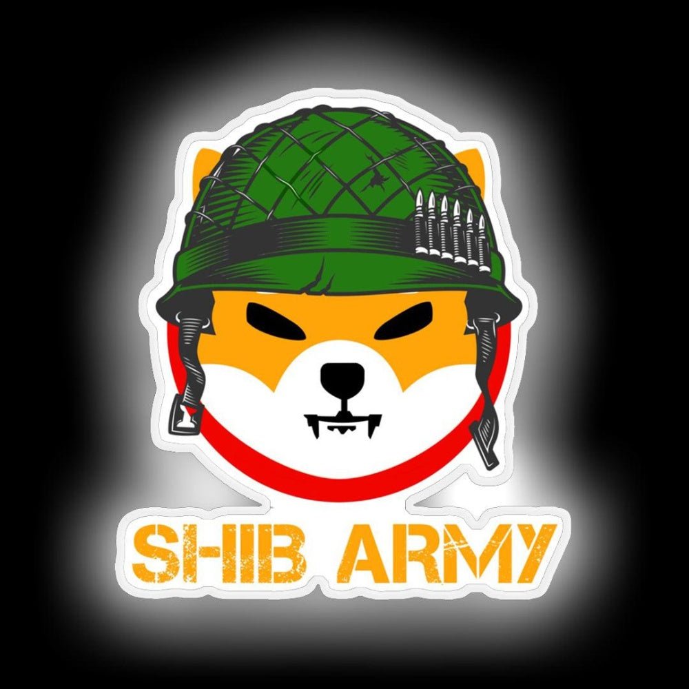 Shiba Inu Token To The Moon Shibarmy Neon Sign - Shineneon