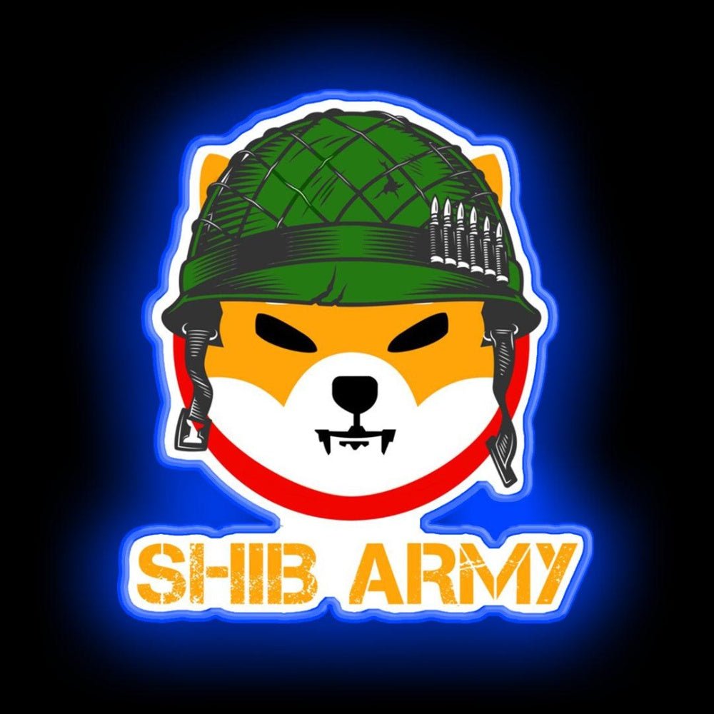 Shiba Inu Token To The Moon Shibarmy Neon Sign - Shineneon