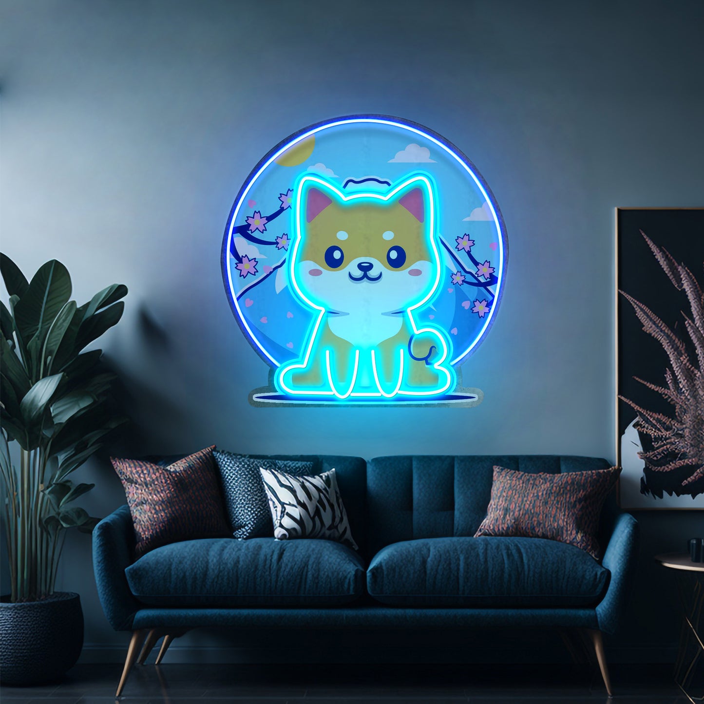 Shiba Mountain Led Neon Sign Light Custom Led Signs