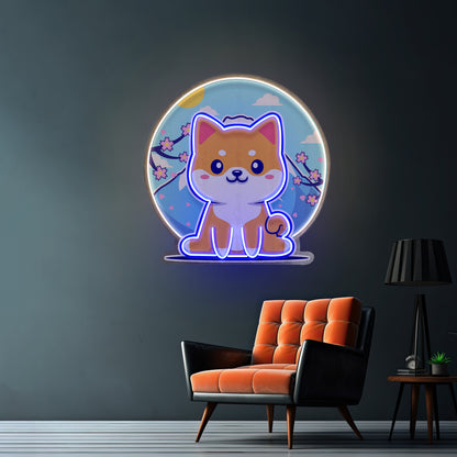 Shiba Mountain Led Neon Sign Light Custom Led Signs