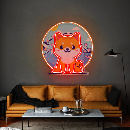 Shiba Mountain Led Neon Sign Light Custom Led Signs