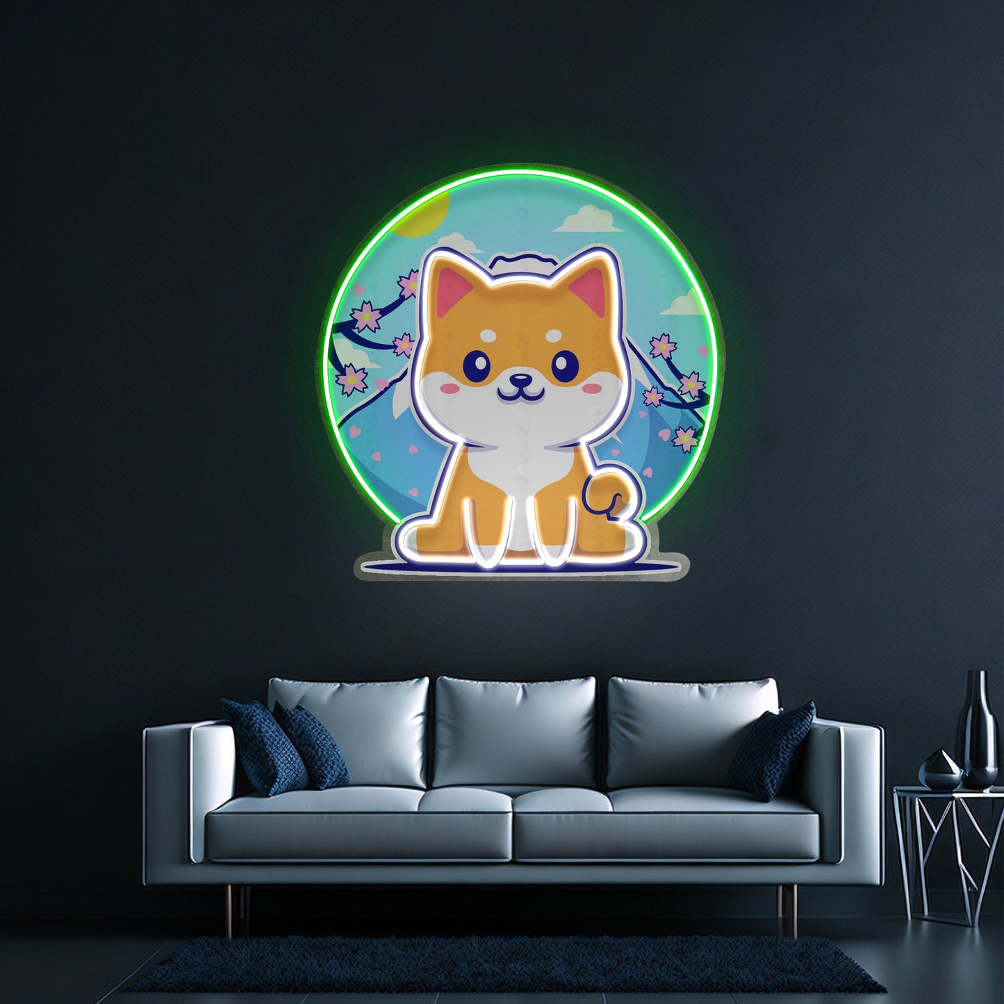 Shiba Mountain Led Neon Sign Light Custom Led Signs