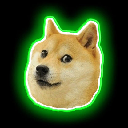 Shibe Doge Face Neon Sign - Shineneon