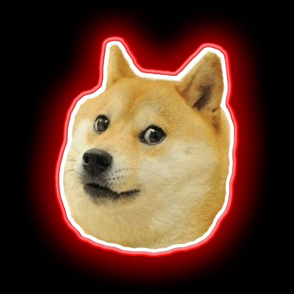 Shibe Doge Face Neon Sign - Shineneon