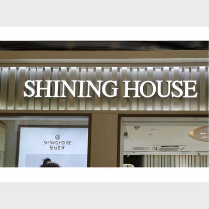 Shiing House 3D Frontlit Channel Letters Led Light Sign