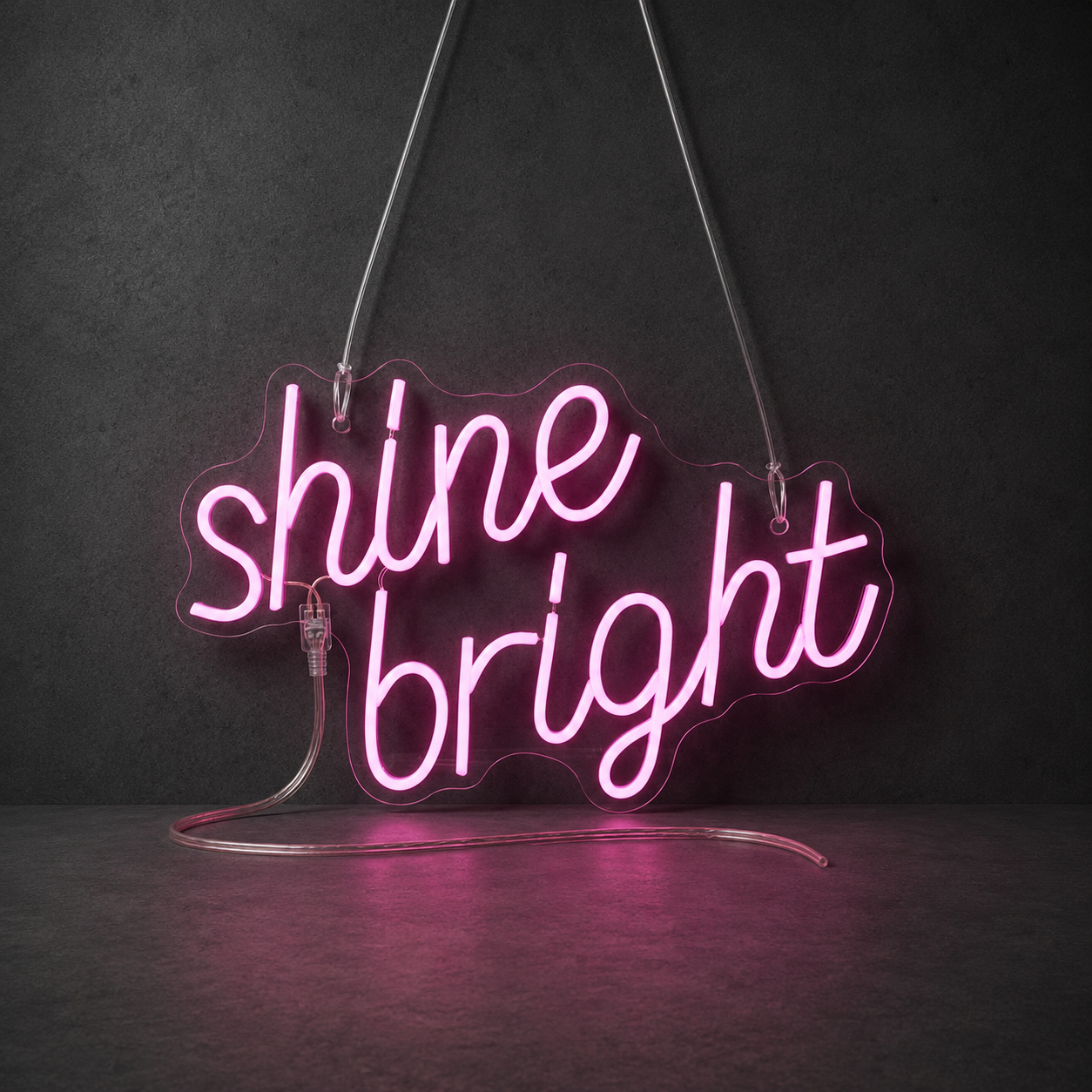 Shine Bright LED Neon Sign - 01 Original Product Image