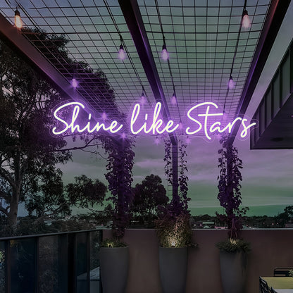 Shine Like Stars Illuminate Your Space Led Neon Art Sign | Shineneon