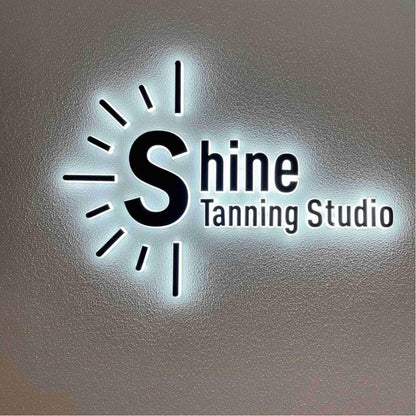 Shine Tanning Studio 3D Backlit Channel Letters Led Light Sign - Shineneon