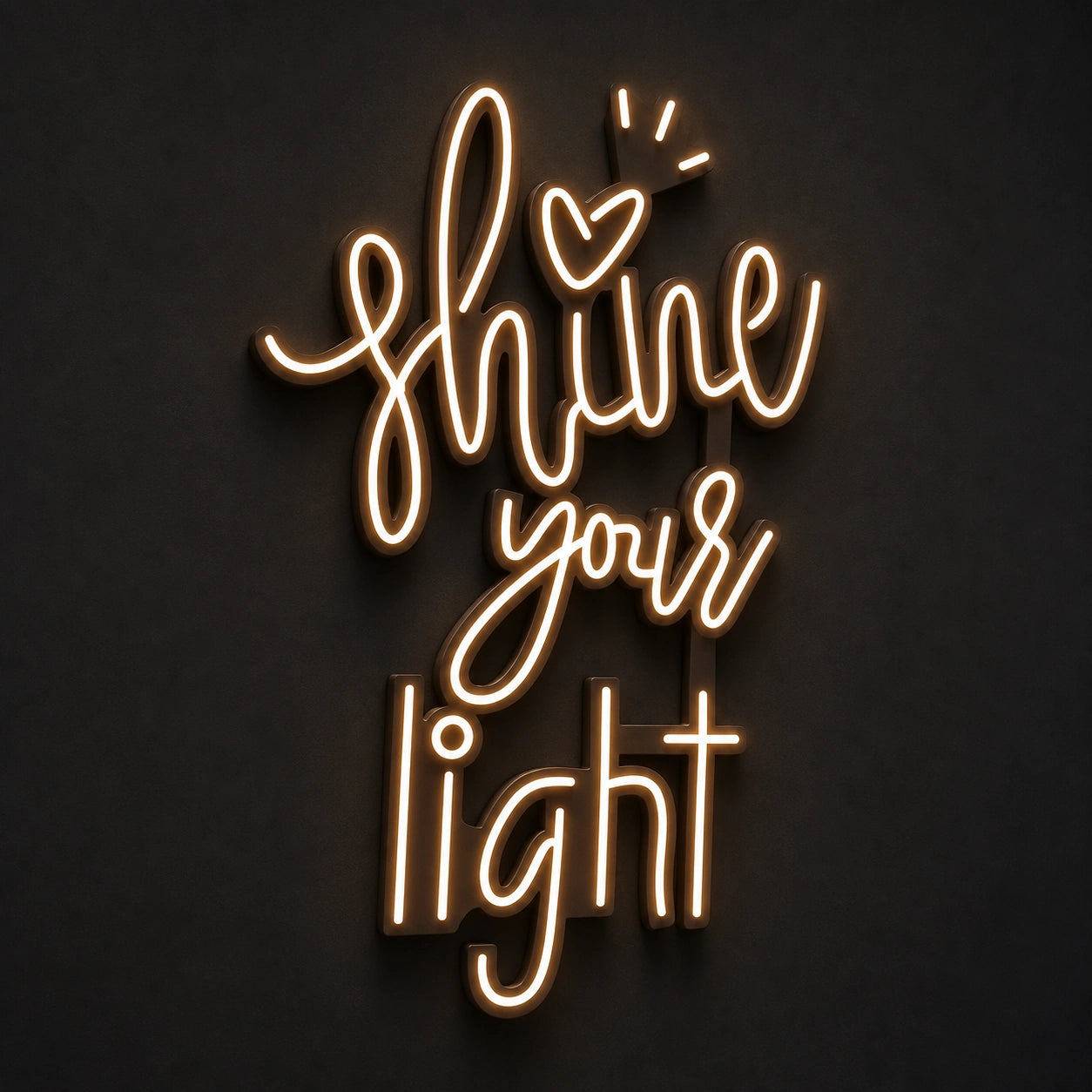 Shine Your Light LED Neon Sign Garage Man Cave Neon Sign main product image