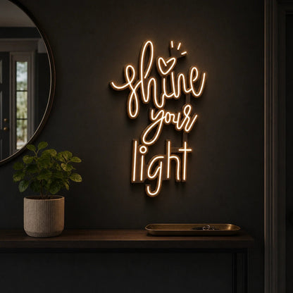 Shine Your Light LED Neon Sign Garage Man Cave Neon Sign - Shineneon