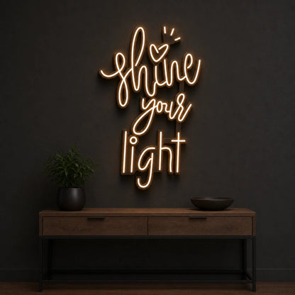 Shine Your Light LED Neon Sign Garage Man Cave Neon Sign - Shineneon