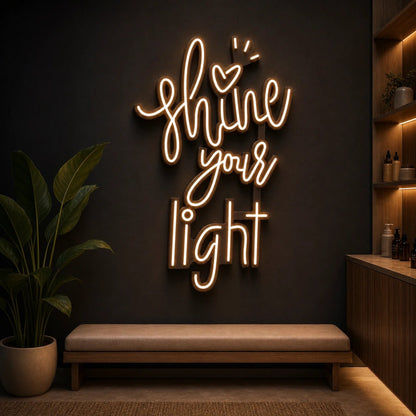 Shine Your Light LED Neon Sign Garage Man Cave Neon Sign - Shineneon