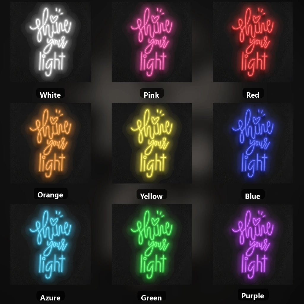 Shine Your Light LED Neon Sign Man Cave Neon Sign - Shineneon