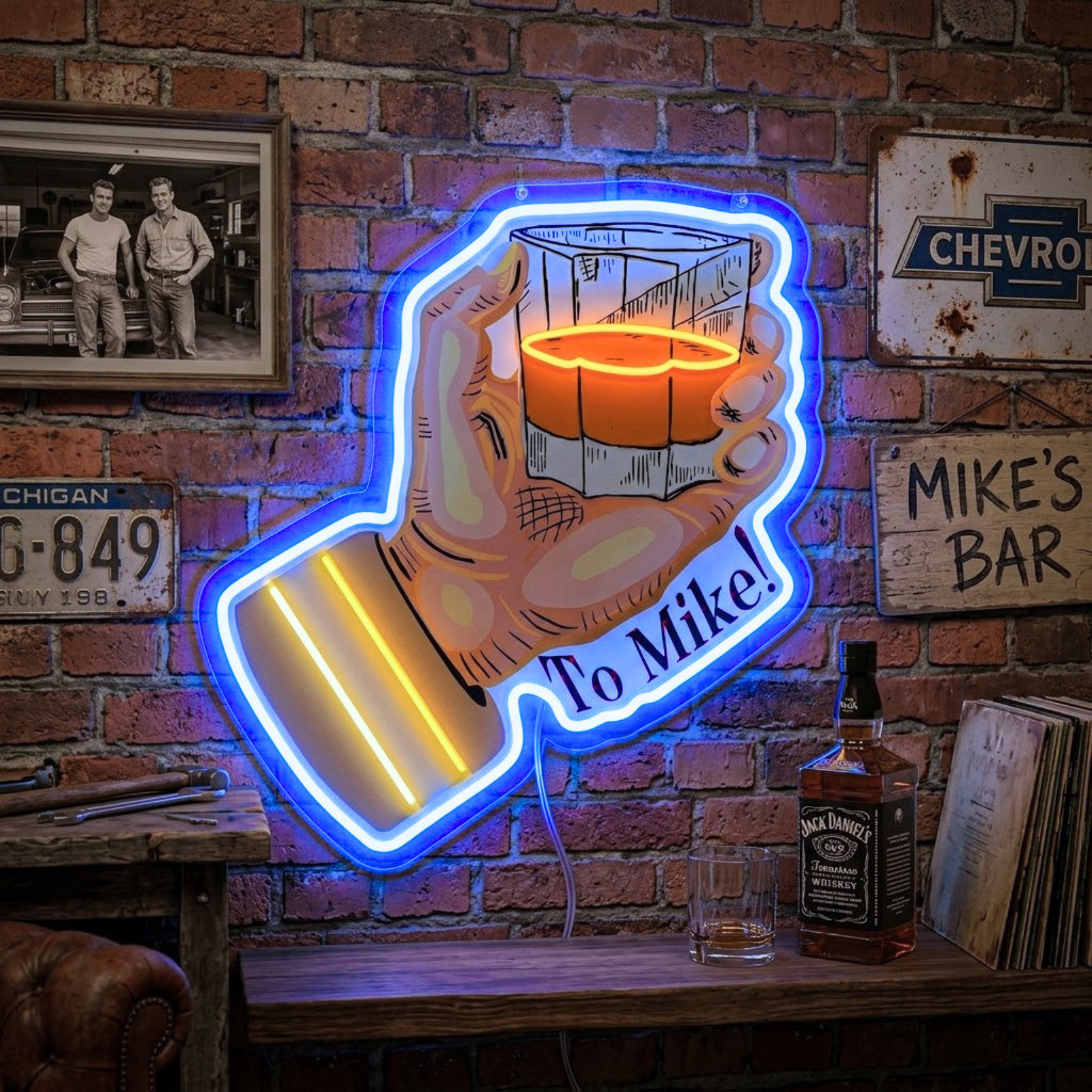 ShineNeon™ Beer Cheers Hand Neon Sign USB Power - Shineneon