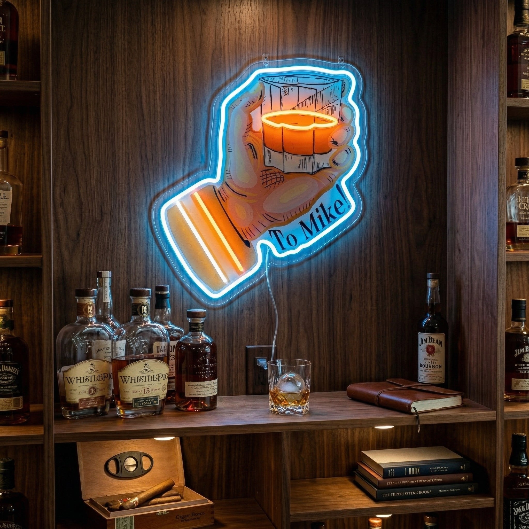 ShineNeon™ Beer Cheers Hand Neon Sign USB Power - Shineneon
