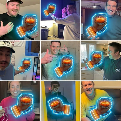 ShineNeon™ Beer Cheers Hand Neon Sign USB Power - Shineneon